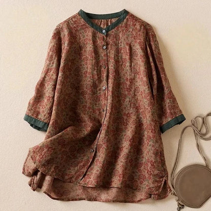 Dana Linen Blouse