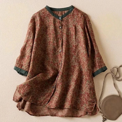 Dana Linen Blouse