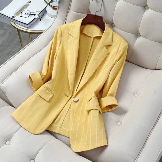 SOPHIA LINEN BLAZER
