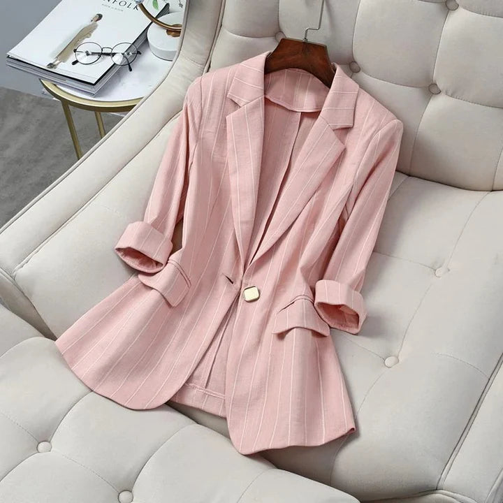 SOPHIA LINEN BLAZER