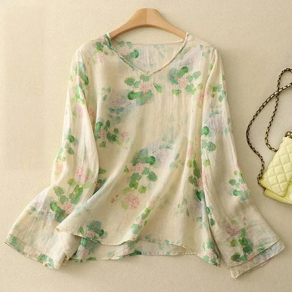 Katy Linen Blouse