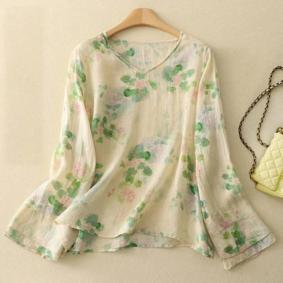 Katy Linen Blouse