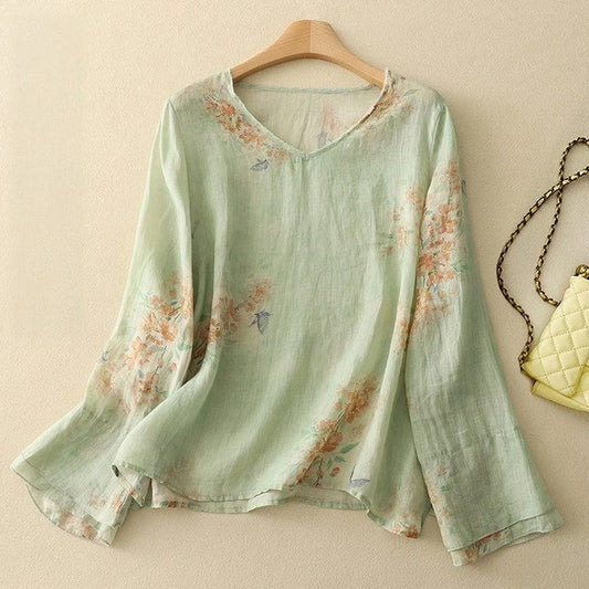 Katy Linen Blouse