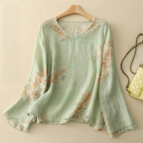 Katy Linen Blouse