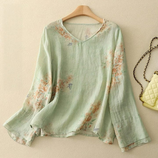 Katy Linen Blouse