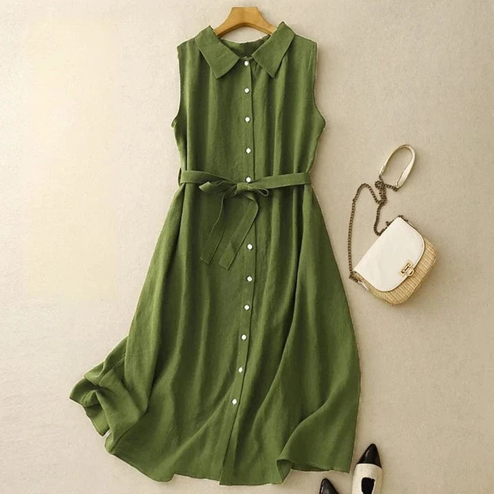 Iris Linen Dress