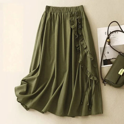 Hannah Linen Skirt
