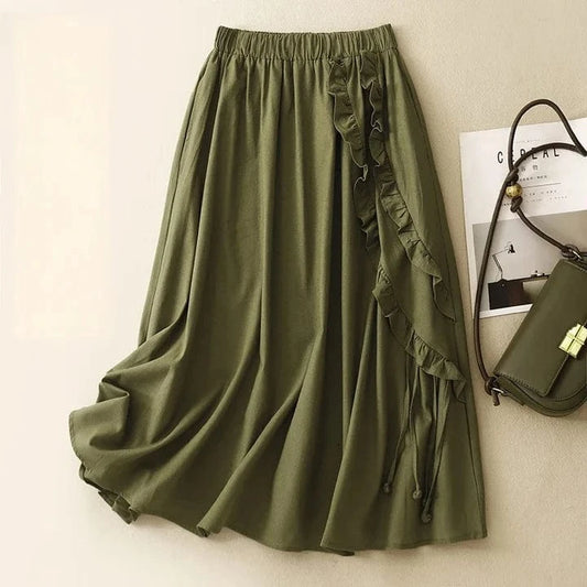 Hannah Linen Skirt