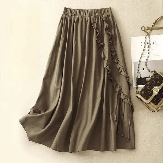 Hannah Linen Skirt
