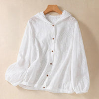 DANA LINEN HOODIE