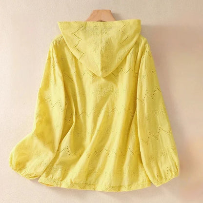 DANA LINEN HOODIE
