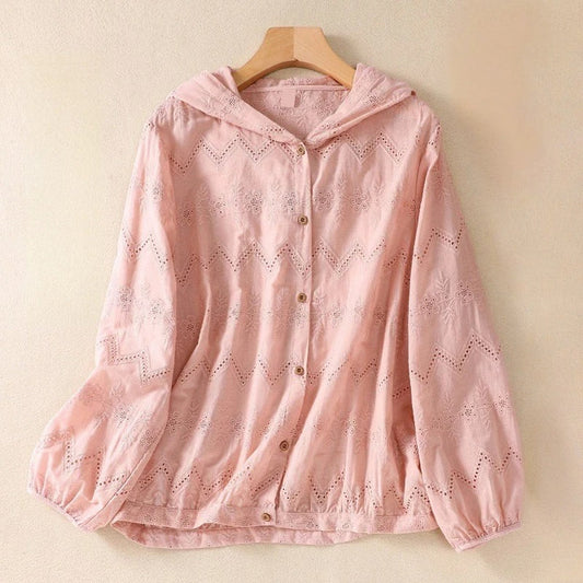 DANA LINEN HOODIE