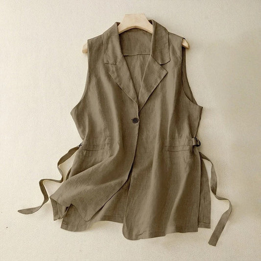 ALICE LINEN VEST