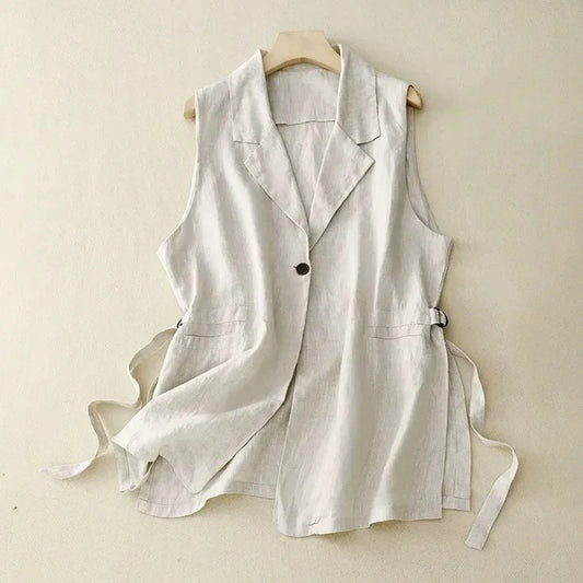 ALICE LINEN VEST