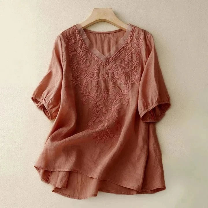 Rita Linen Blouse
