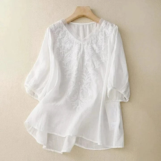 Rita Linen Blouse