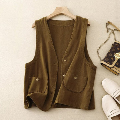 Julia Linen Vest