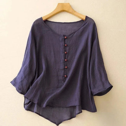 Valeria Linen Blouse