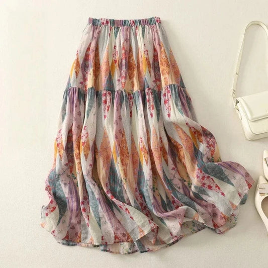 Avital Linen Skirt