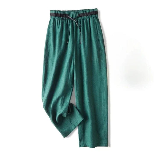 Violet Linen Pants