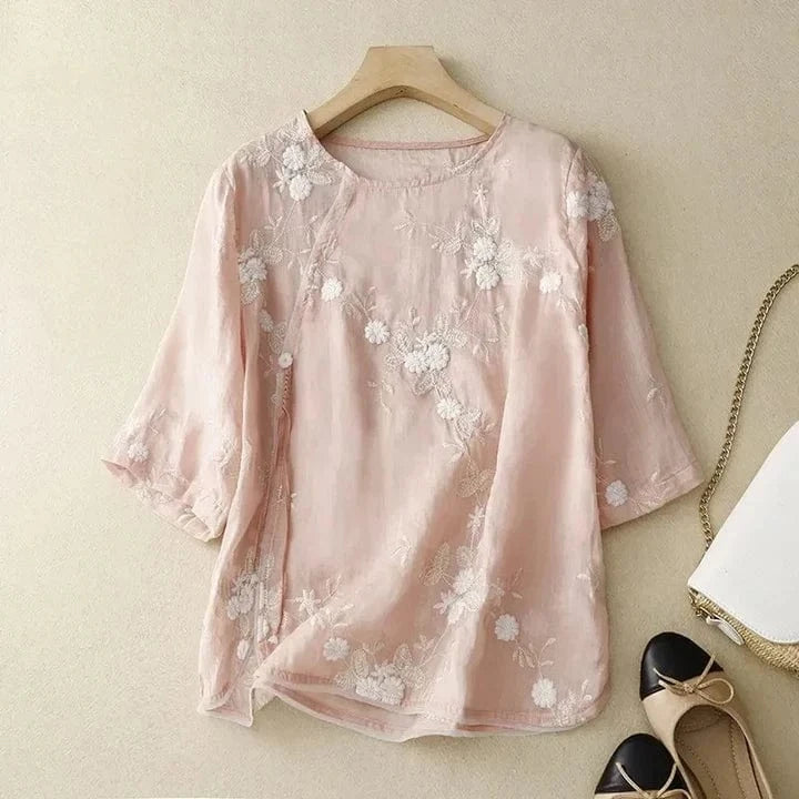 Erin Linen Blouse