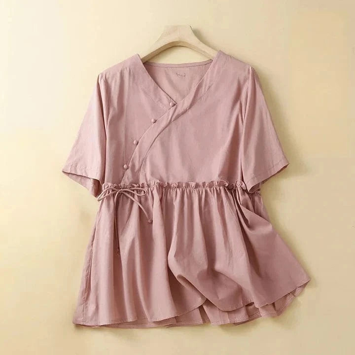 Alena Linen Blouse