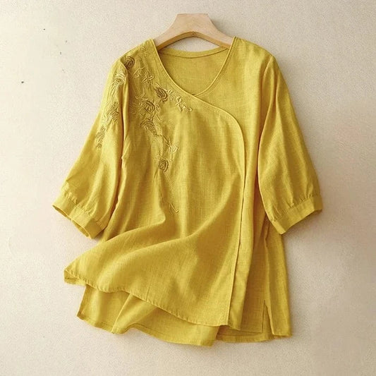 Victoria Linen Blouse