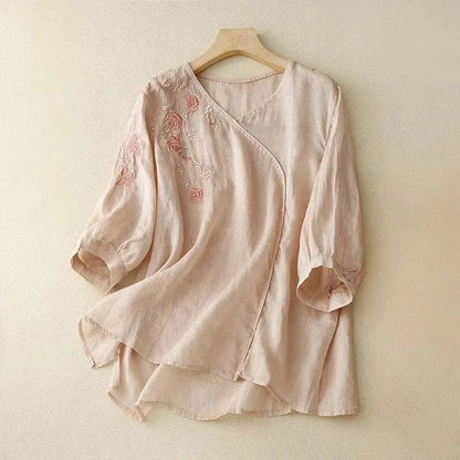 Victoria Linen Blouse