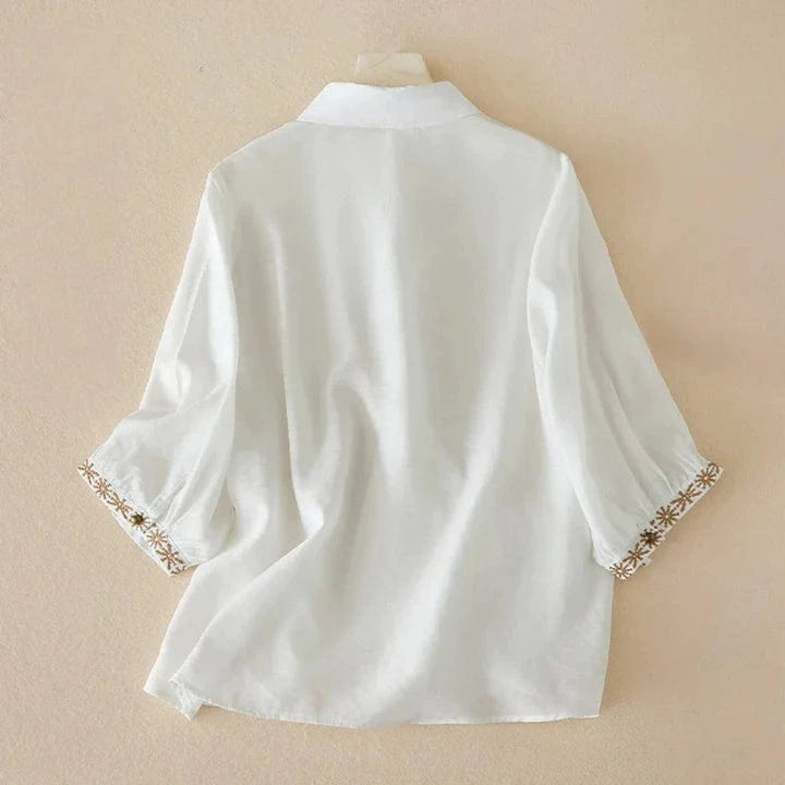 Anya Linen Blouse