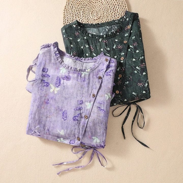 Aura Linen Blosue