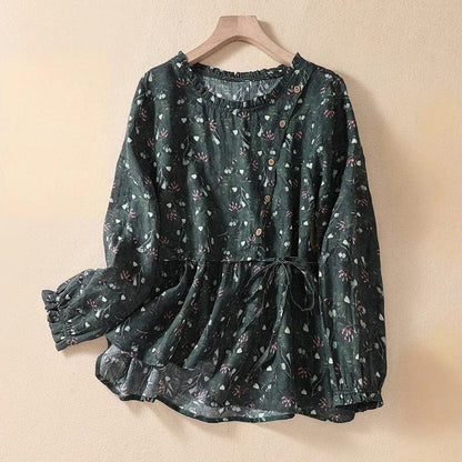 Aura Linen Blosue