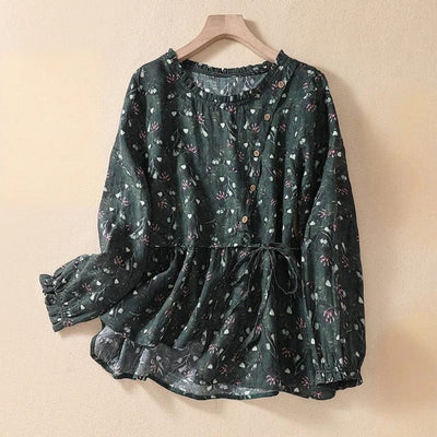 Aura Linen Blosue