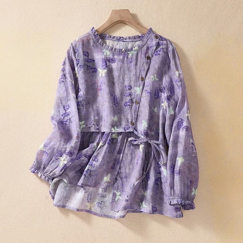 Aura Linen Blosue