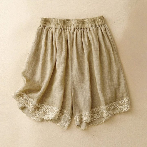 Flora Linen Shorts