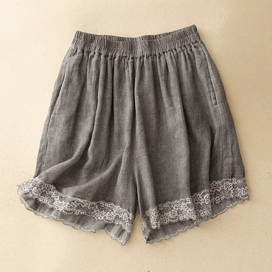 Flora Linen Shorts
