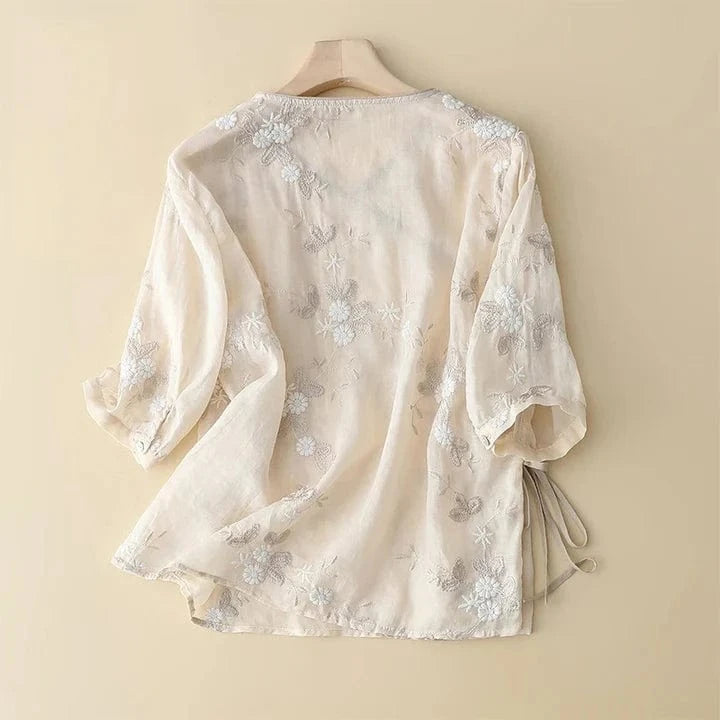 Alina Linen Blouse