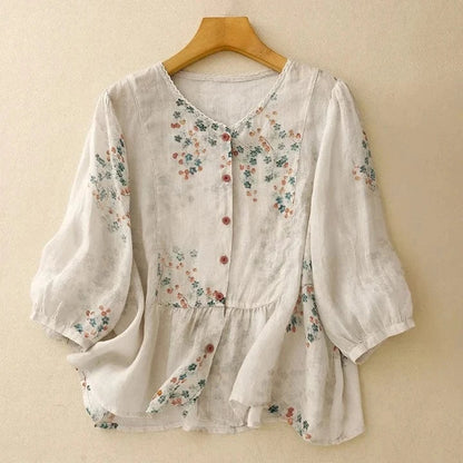 Kala Linen Blouse