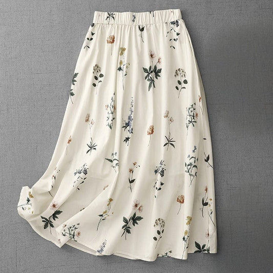 Dorin Linen Skirt