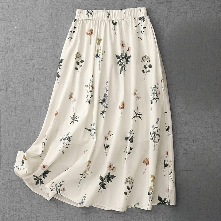 Dorin Linen Skirt