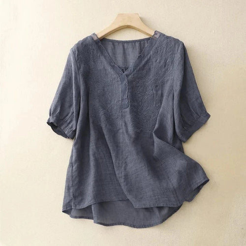 Celina Linen Blouse