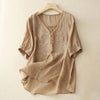 Celina Linen Blouse