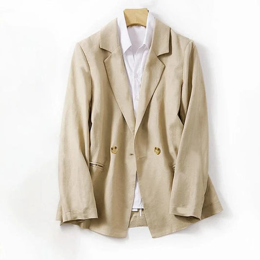 Maya Linen Blazer