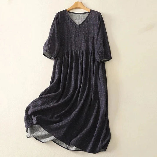 Lila Linen Dress