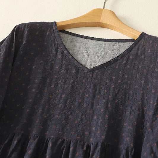 Lila Linen Dress