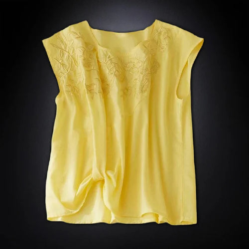 MELANIA LINEN BLOUSE