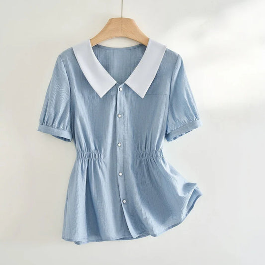 BELLA LINEN BLOUSE