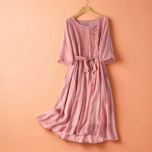 BRITNEY LINEN DRESS