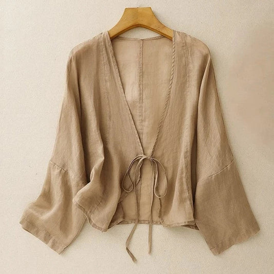 MARY LINEN CARDIGAN