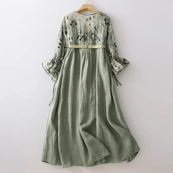 VALENCIA LINEN DRESS
