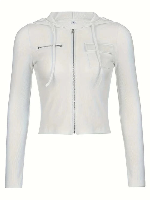 Jersey Cropped Hoodie